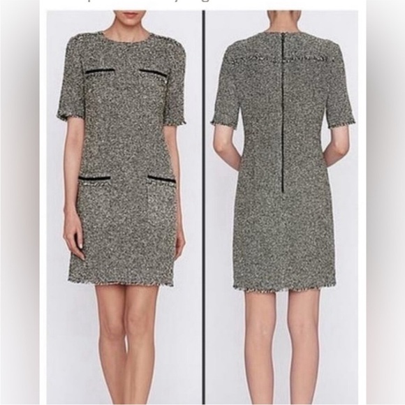 LK Bennett Gray Mini Dress - Picture 1 of 8